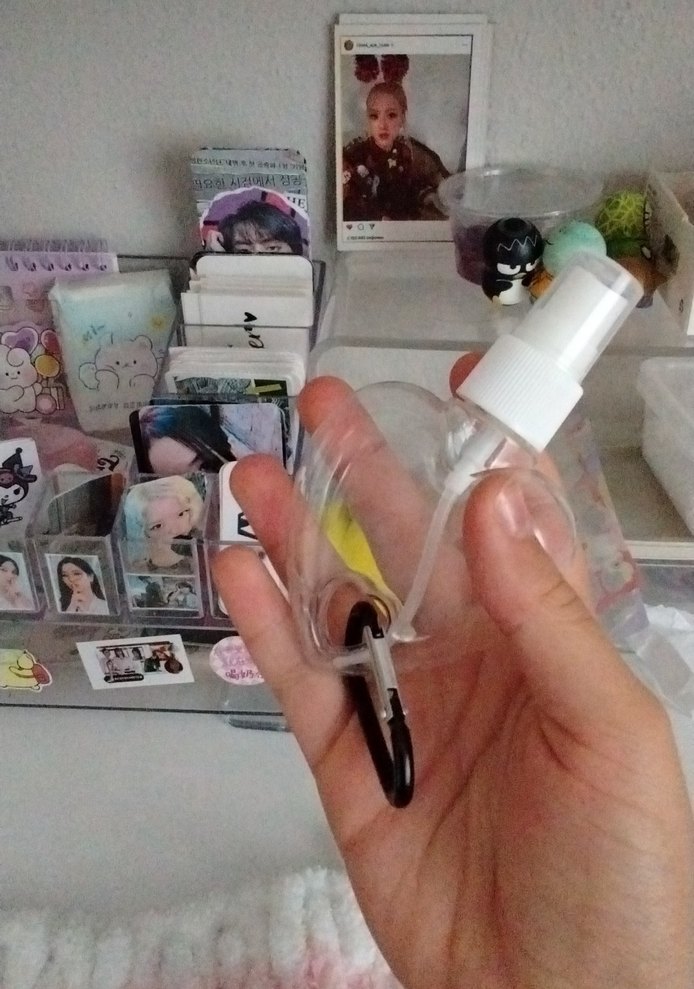 Şeffaf Kalp Şeklinde Seyahat Sprey Şişesi - Görsel 3