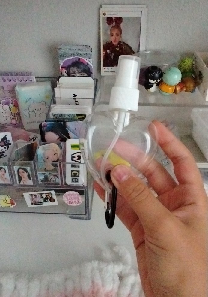 Şeffaf Kalp Şeklinde Seyahat Sprey Şişesi - Görsel 2