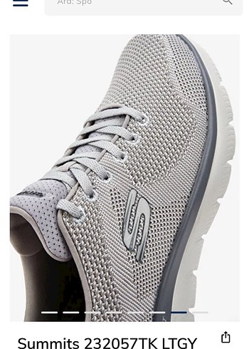 40 Beden gri Renk SKECHERS Air Cooled spor ayakkabı gri
