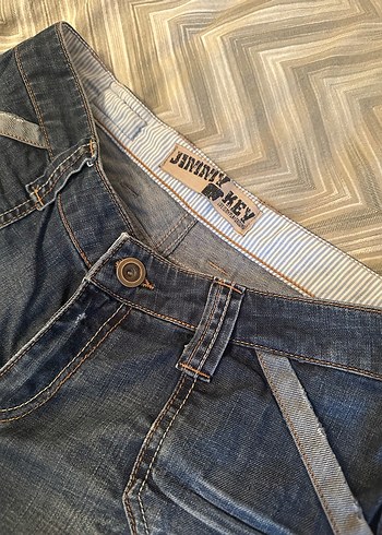 JİMMY KEY Kadın Mavi Kot Mini Şort - Görsel 2