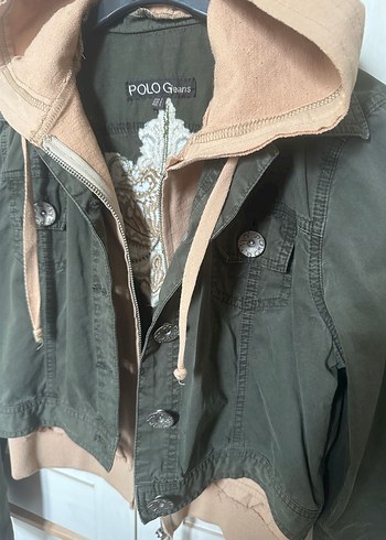Polo Garage POLI GARAGE kapşonlu ceket hırka birleşik