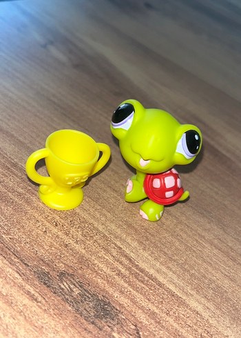 Sarı Mini Kaplumbağa Figür ve Kupa