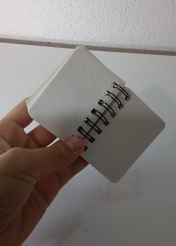 Beden Mini Pembe Pastel Defter Anahtarlık