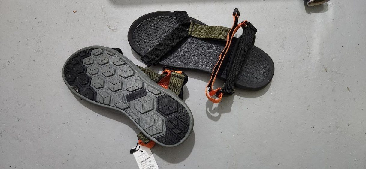 Erkek Çok Renkli Cırt Cırtlı Outdoor Sandalet - Görsel 2