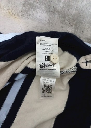 Çizgili Polo Yaka Erkek Tişört m beden - Görsel 3