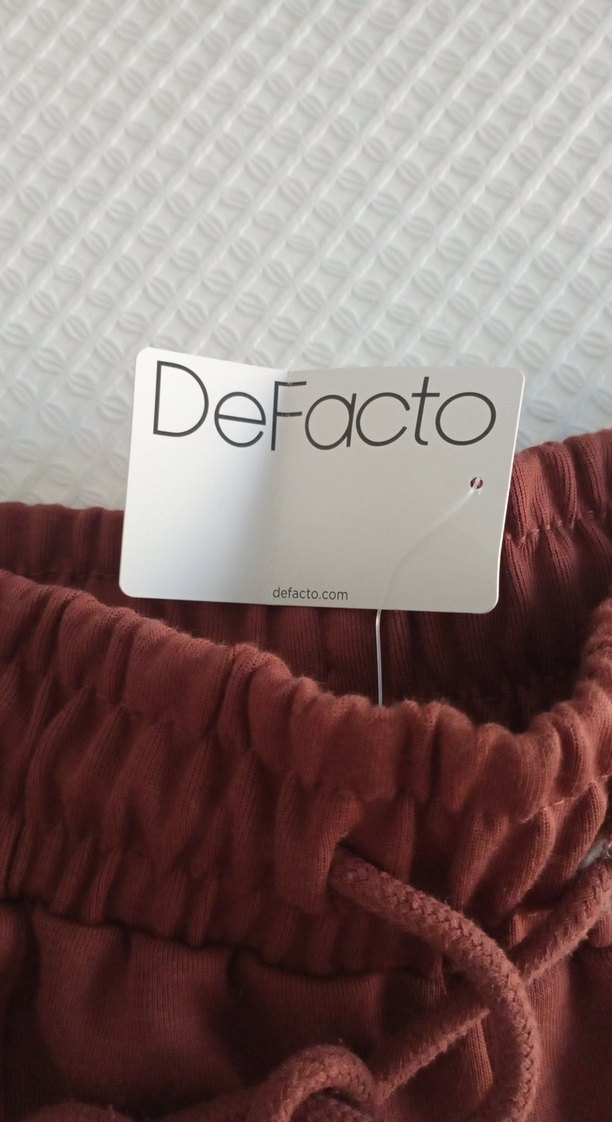 Pamuklu Kahverengi Şort - Görsel 3