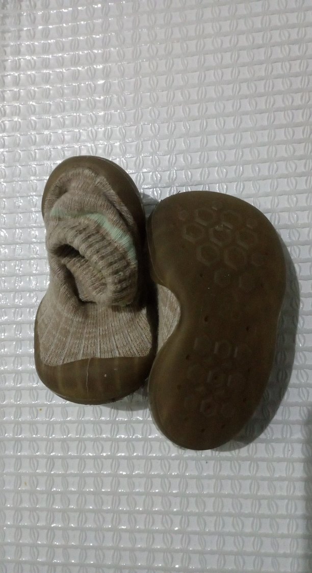 Trendy Örgü Erkek Bebek Patik - Görsel 3