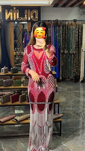 Taşlı abiye