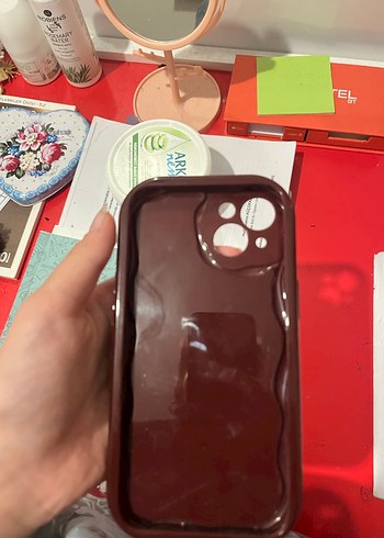 iphone 13-14 bordo kılıf - Görsel 2