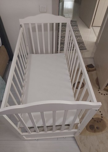 anne yanı sallanan cibinlikli beşik - Görsel 2