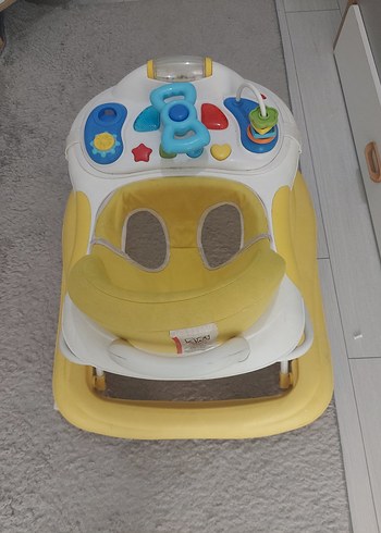 BabyHope Sarı Bebek Yürüteci Oyuncaklı müzikli - Görsel 3