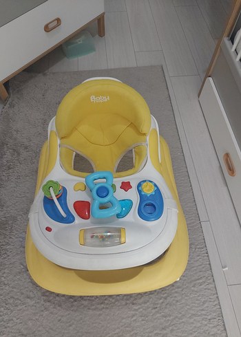 BabyHope Sarı Bebek Yürüteci Oyuncaklı müzikli - Görsel 2