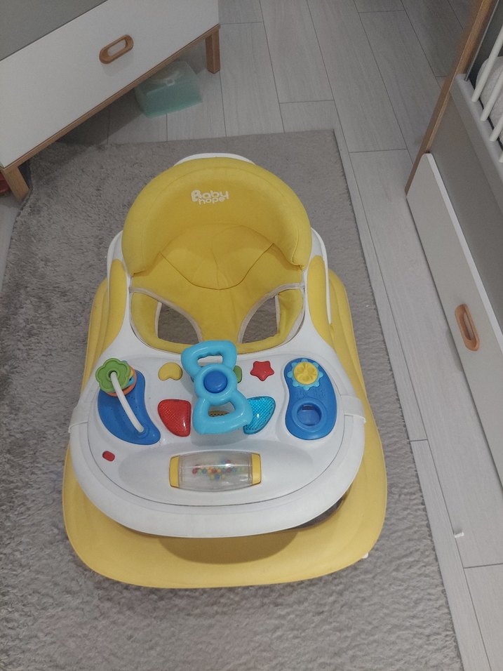 BabyHope Sarı Bebek Yürüteci Oyuncaklı müzikli - Görsel 2