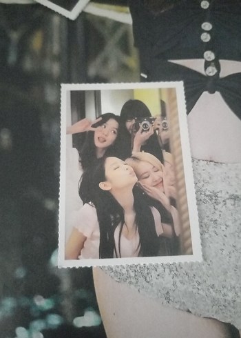 black pink foto kart - Görsel 3