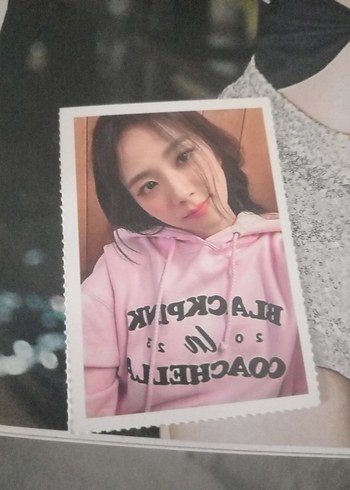 black pink foto kart - Görsel 5