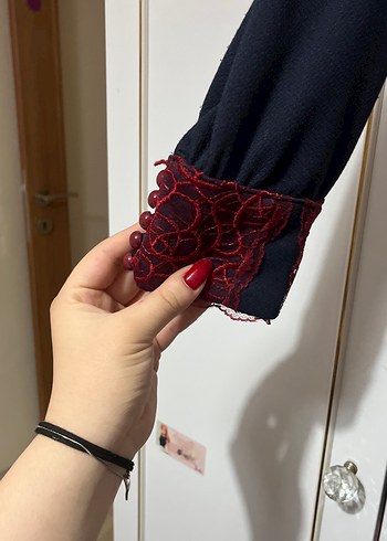 38 Beden bordo Renk Bordo Fiyonklu Kadın Uzun Takım Elbise