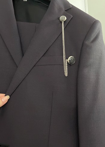 Beymen Düğmeli bordo Erkek Takım Elbise