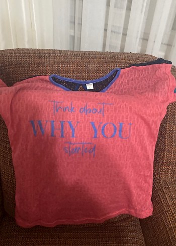 Kısa Kollu Pembe Tişört - Görsel 3