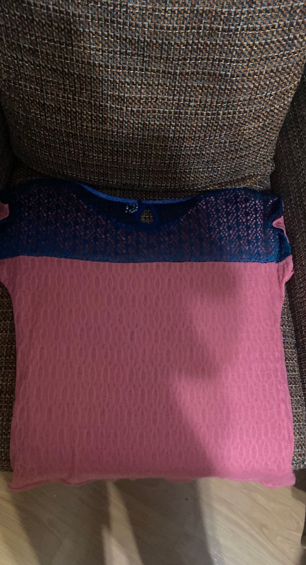 Kısa Kollu Pembe Tişört - Görsel 2