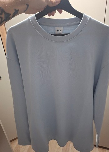 zara erkek Sweatshirt Uzun Kollu Oversize