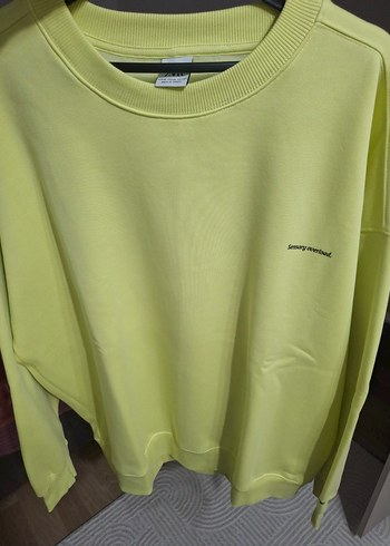 zara Sweatshirt, Yuvarlak Yaka, Salaş Kesim