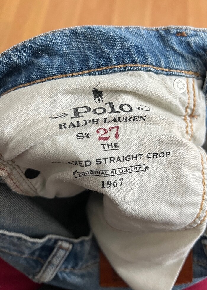 Ralph Lauren yıpratmalı pantolon - Görsel 4