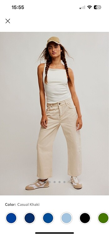 Free People boyfriend jean çok şık - Görsel 6