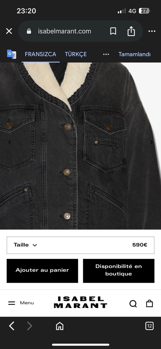 ISABEL MARANT HARİKA ÇOCUK CEKET - Görsel 4