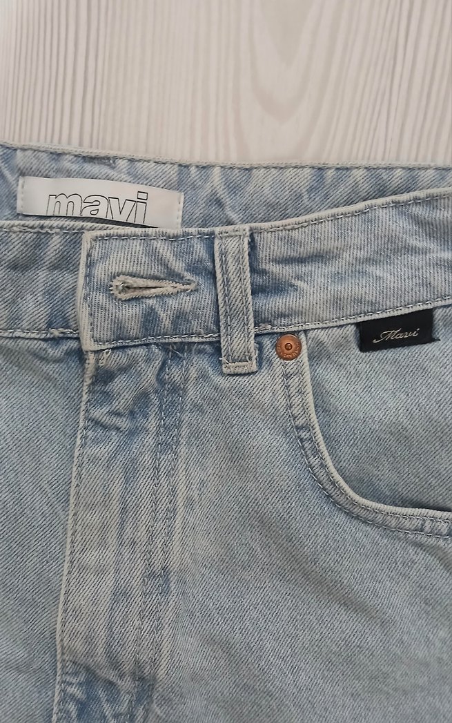 Mavi Jeans Kısa Mavi Kadın Kot Şort - Görsel 2