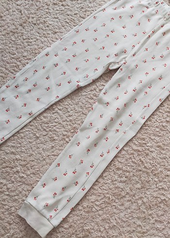 Defacto Beyaz Çiçek Desenli Pijama Takımı