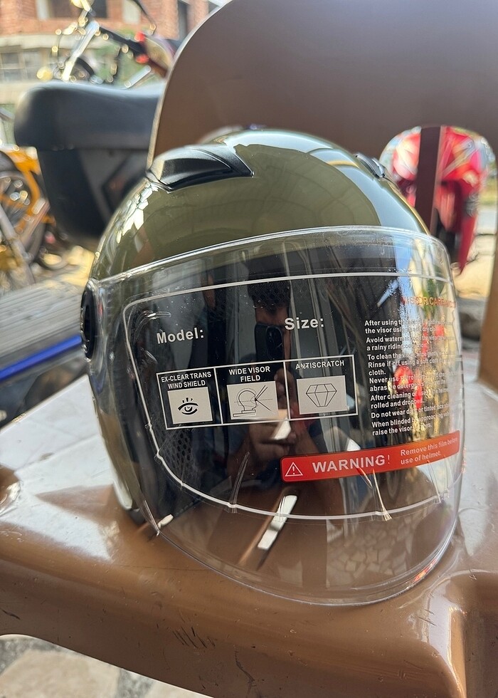 YARIM KASK SU YEŞİLİ - Görsel 4