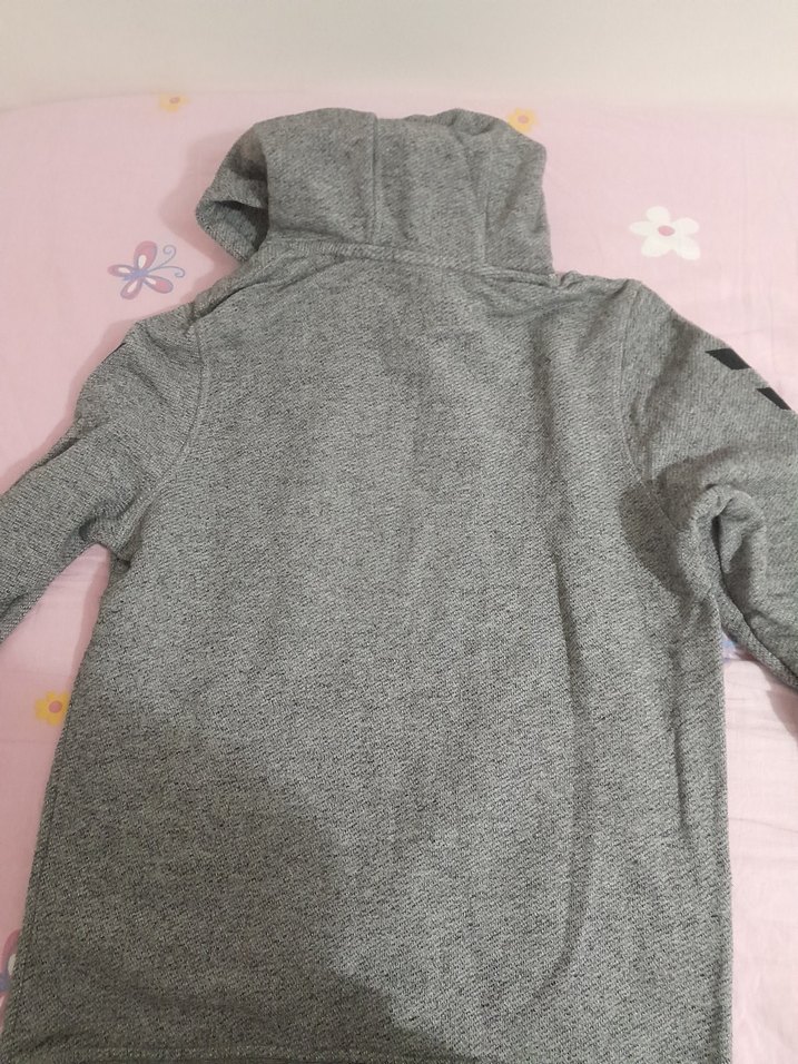 Hummel Gri Kapüşonlu Kadın Sweatshirt - Görsel 2