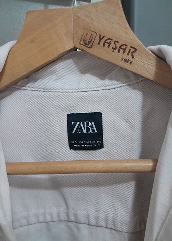 Beyaz Düğmeli Kadın Ceket (gömlek ceket) - Görsel 2