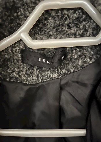 Antrasit Renkli Kışlık Kabarık Kaban - Görsel 3