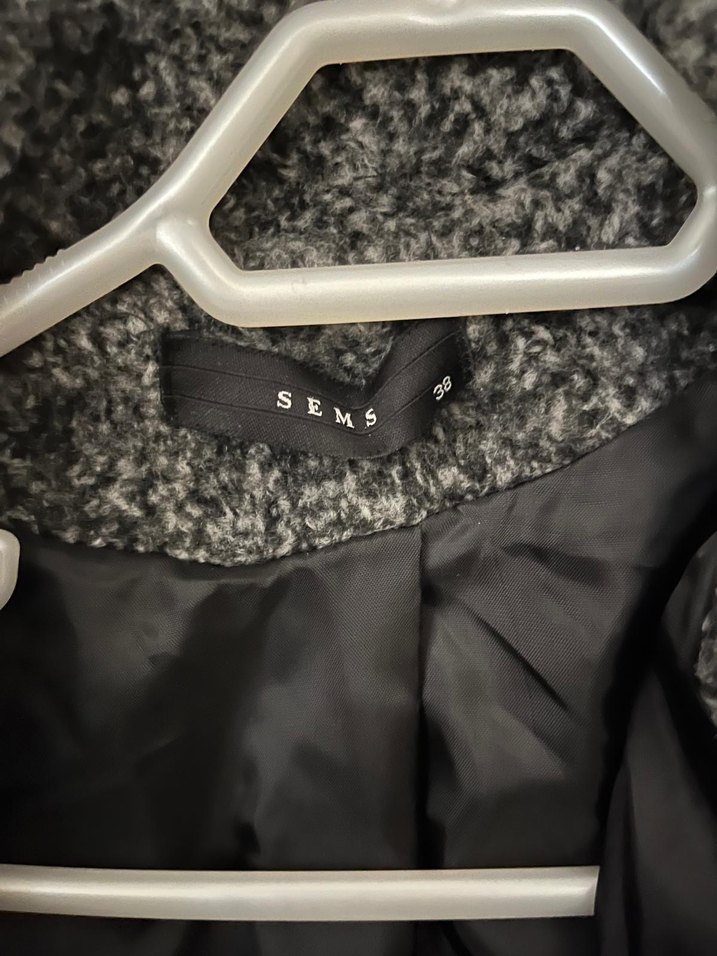 Antrasit Renkli Kışlık Kabarık Kaban - Görsel 3