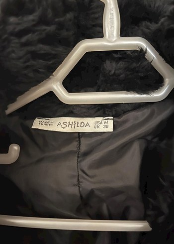 Siyah Kadın Suni Kürk Midi Kaban - Görsel 3