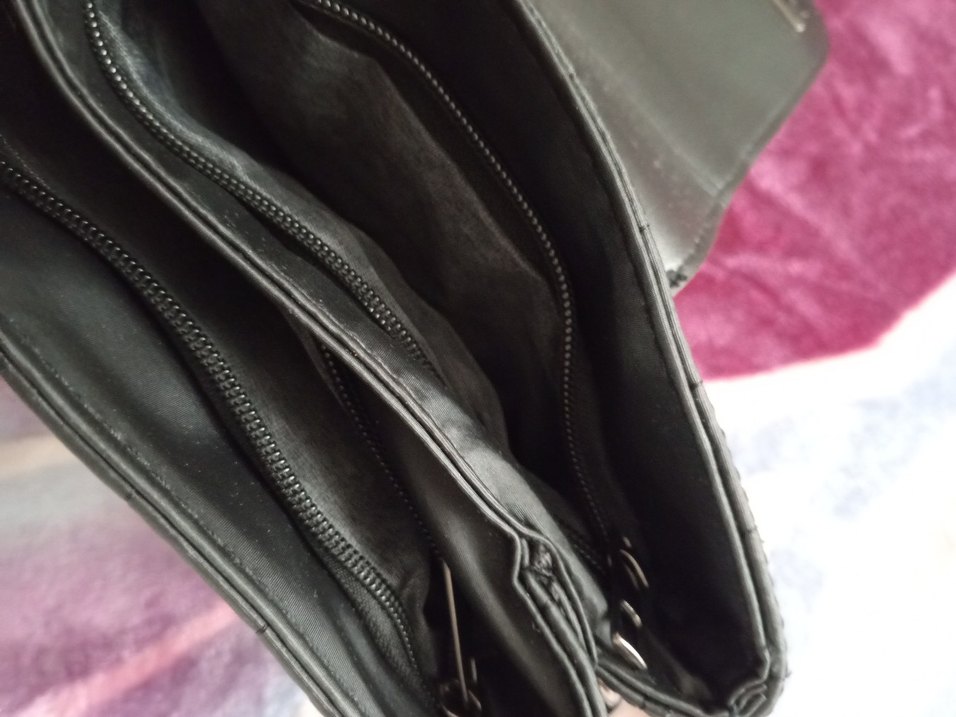 Tokalı Siyah Kareli Kadın Çanta - Görsel 2