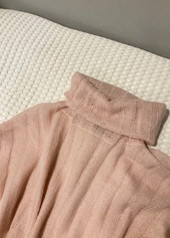 s Beden pembe Renk lolita boğazlı kazak