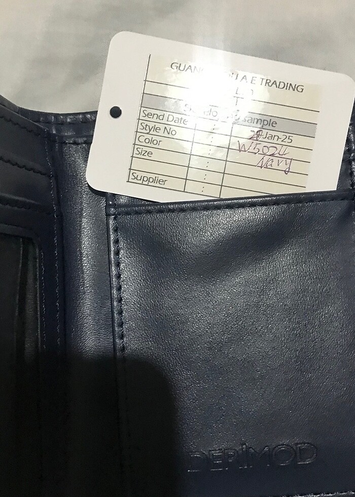 Orjinal derimod lacivert cüzdan - Görsel 2