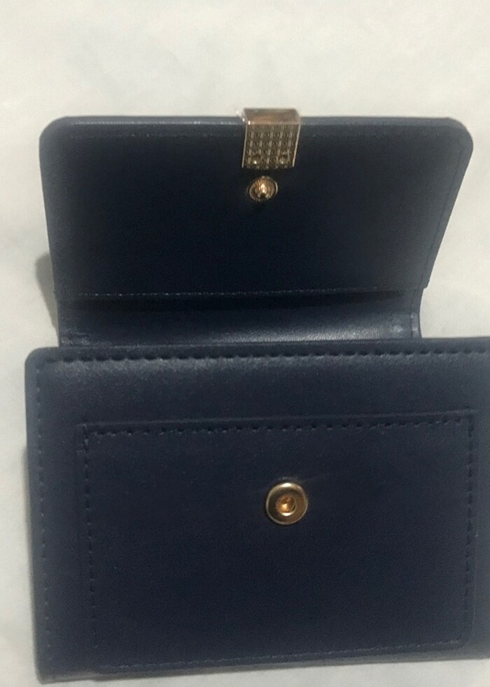 Orjinal derimod lacivert cüzdan - Görsel 5