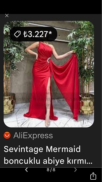 Kenzo Taşlı abiye