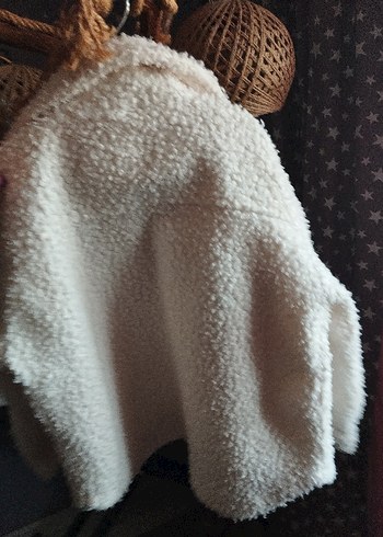 Kız Çocuk ürün sorunsuzdur Peluş Ceket - Görsel 2