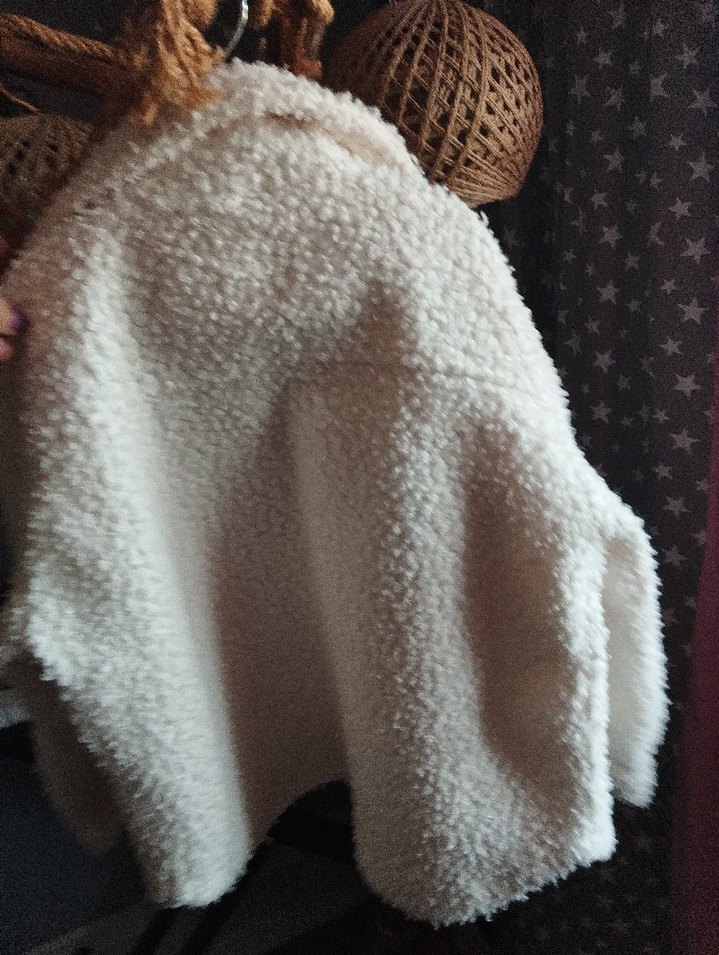 Kız Çocuk ürün sorunsuzdur Peluş Ceket - Görsel 2