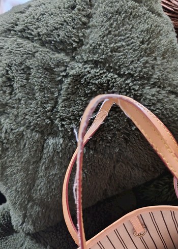 Desenli Kahverengi Deri Kadın Çanta - Görsel 3