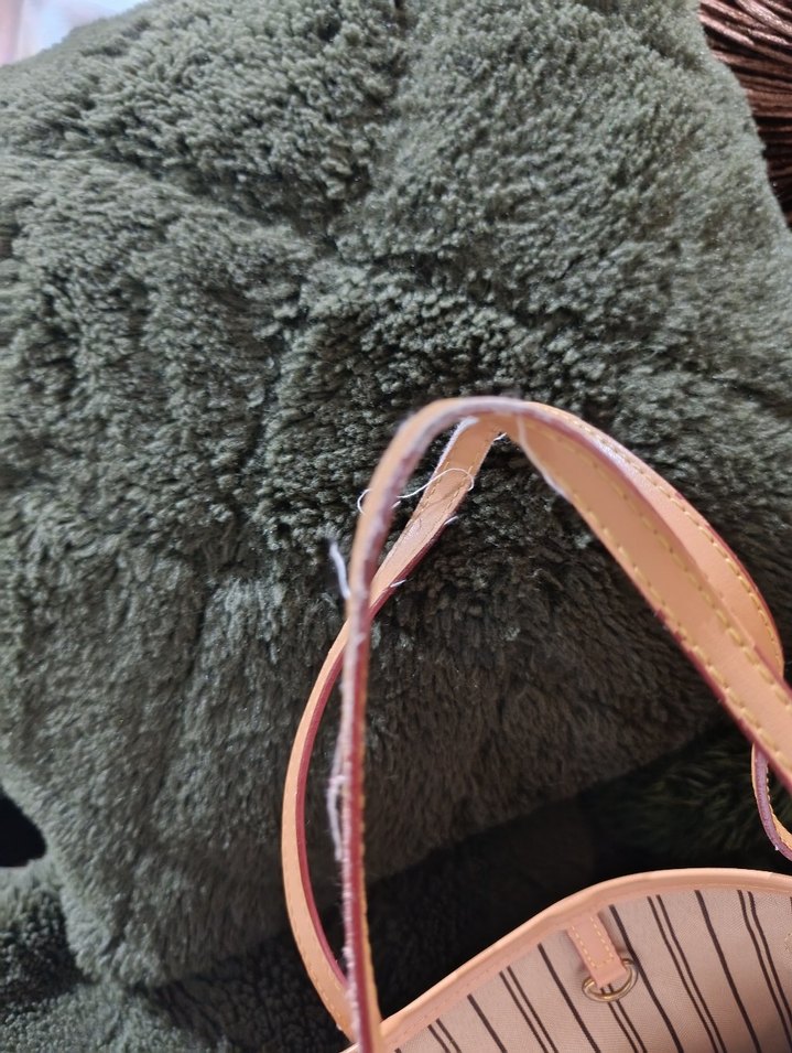 Desenli Kahverengi Deri Kadın Çanta - Görsel 3