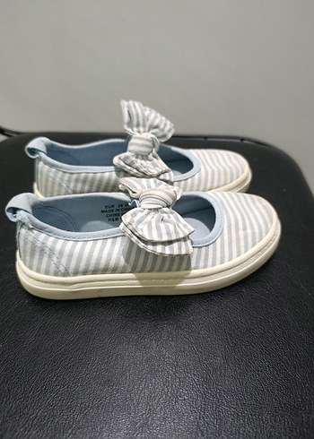 Kız Çocuk Çizgili İlk Adım Ayakkabısı - Görsel 2