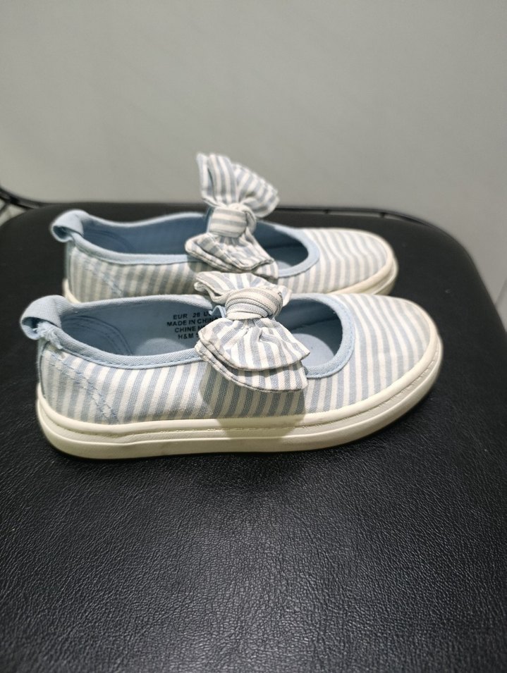 Kız Çocuk Çizgili İlk Adım Ayakkabısı - Görsel 2