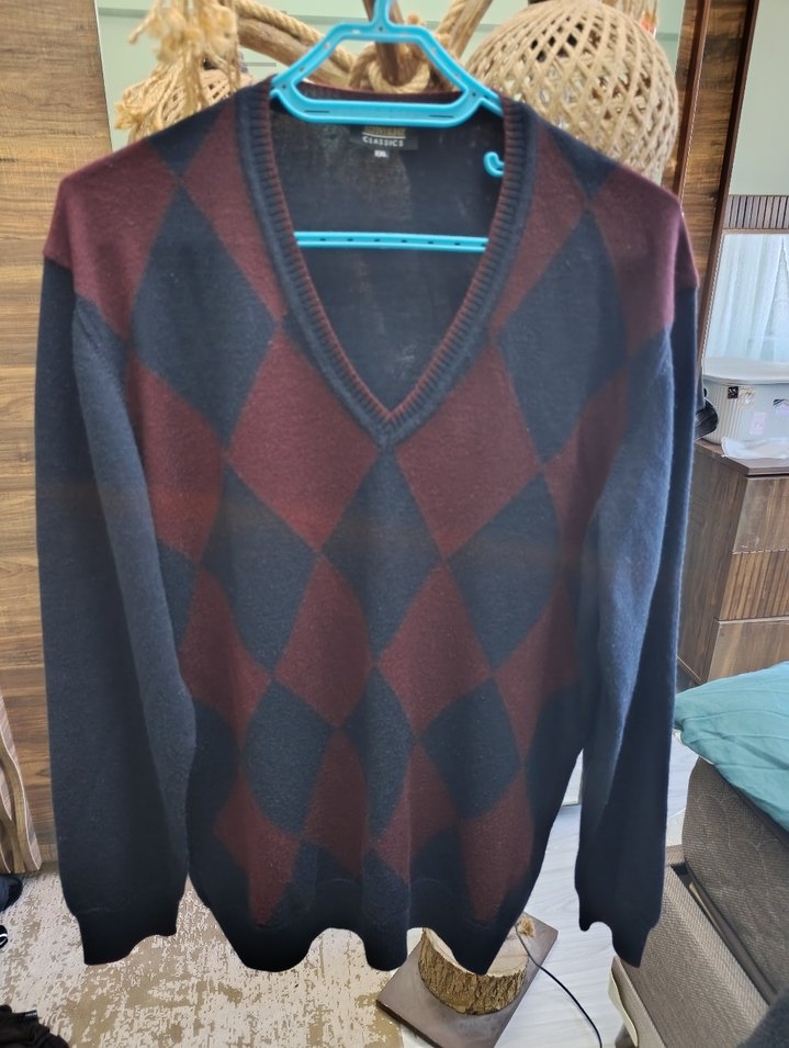 erkek sweat baklava desen - Görsel 2