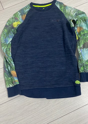 Erkek Çocuk Kısa Kollu Örme Streetwear Kazak - Görsel 3