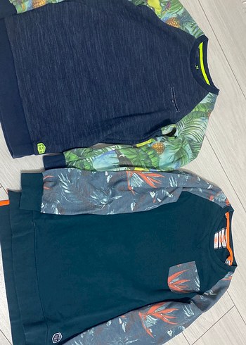 Erkek Çocuk Kısa Kollu Örme Streetwear Kazak - Görsel 4